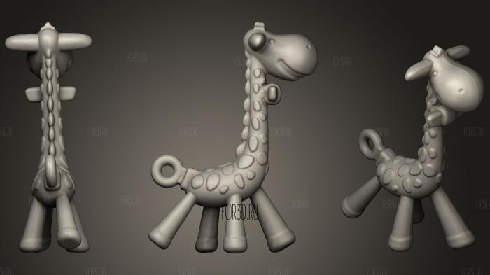 Giraffe 3d stl for CNC